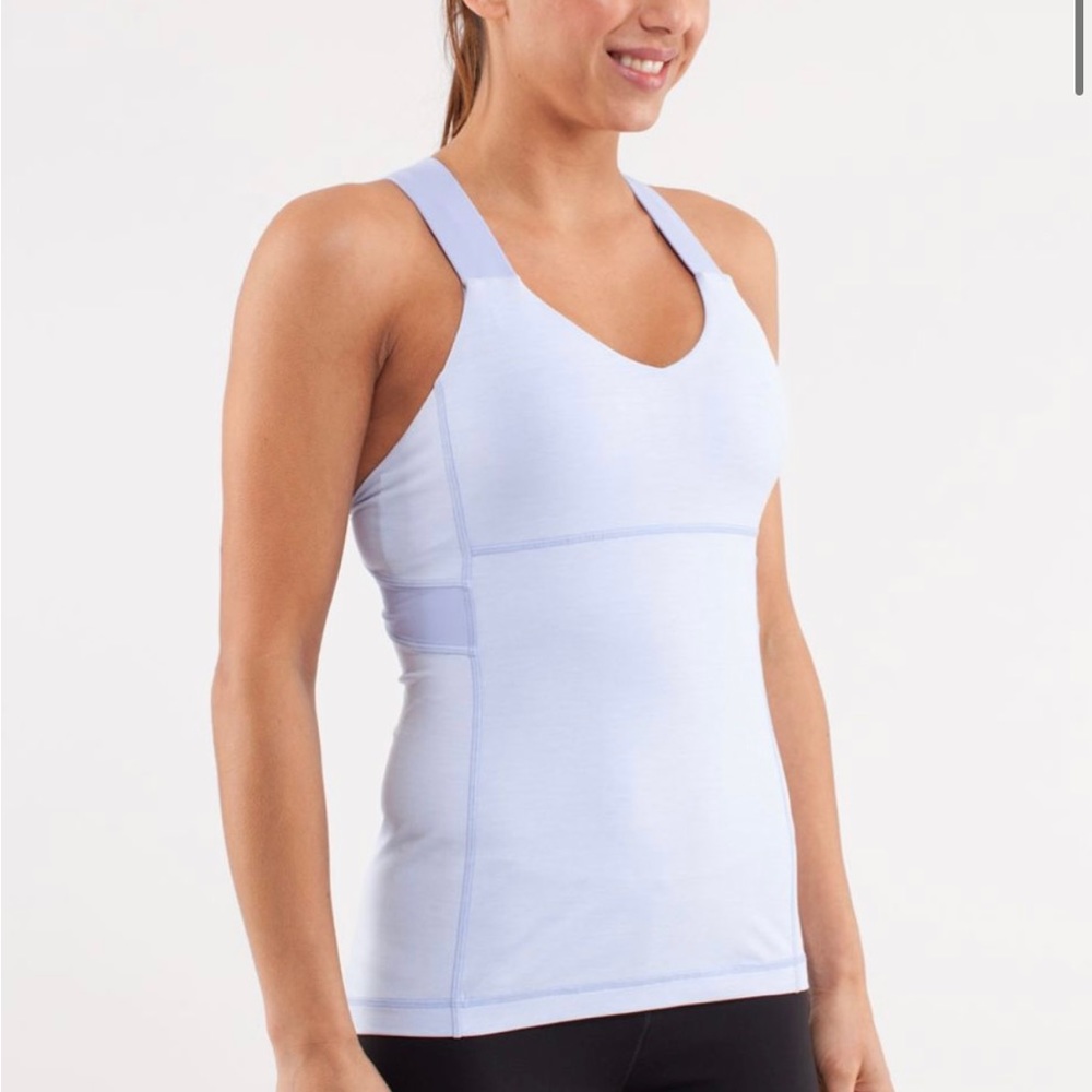 Lululemon Push Your Limits Tank
Heathered Lavender Dusk / Lavender Dusk size 6